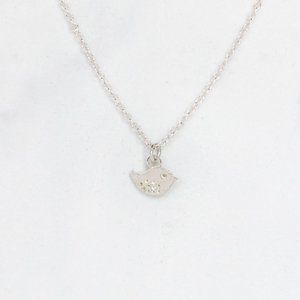 Vibella Birdie Silver Necklace